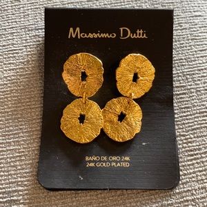 24k gold plated earrings